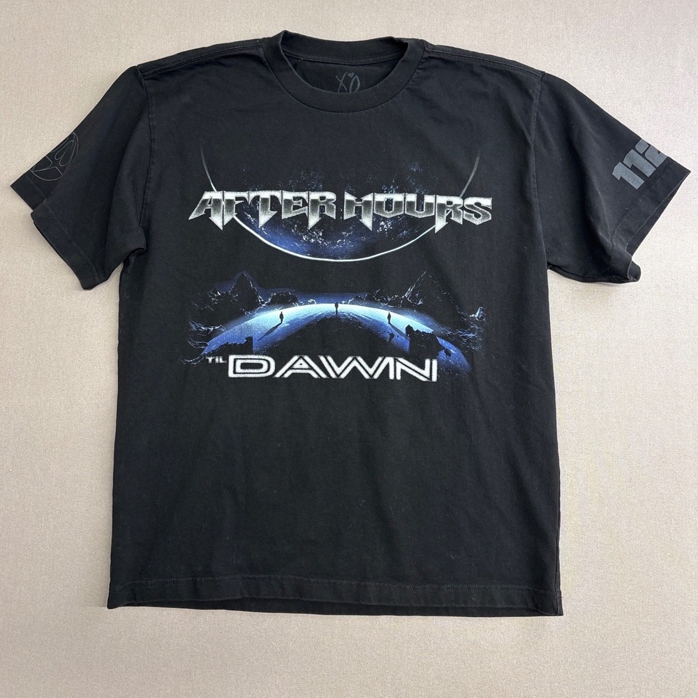 The Weeknd After Hours Til Dawn 2023 Stadium Tour T-Shirt Black Mens Large XO